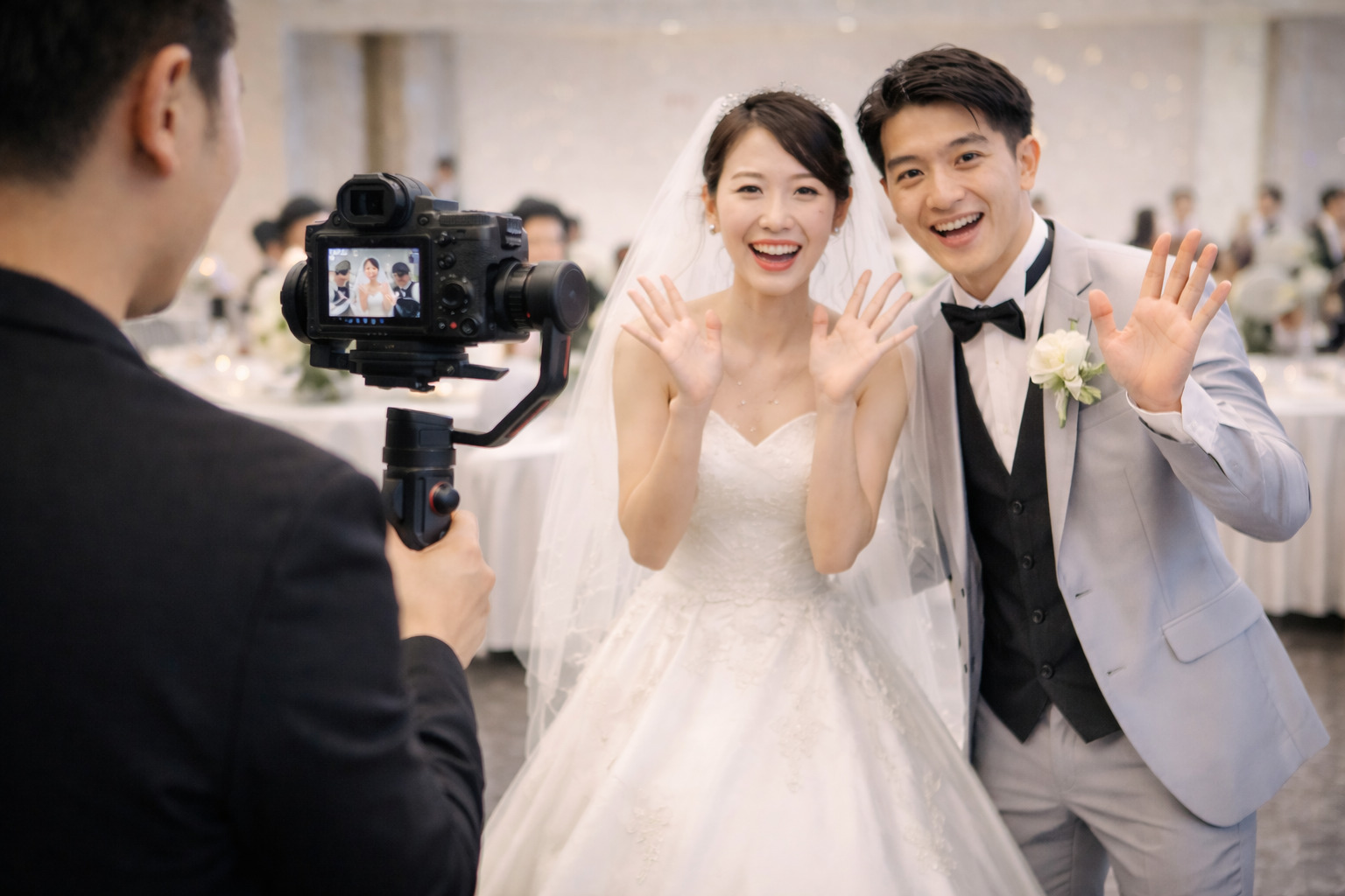 フラッシュモブの動画撮影