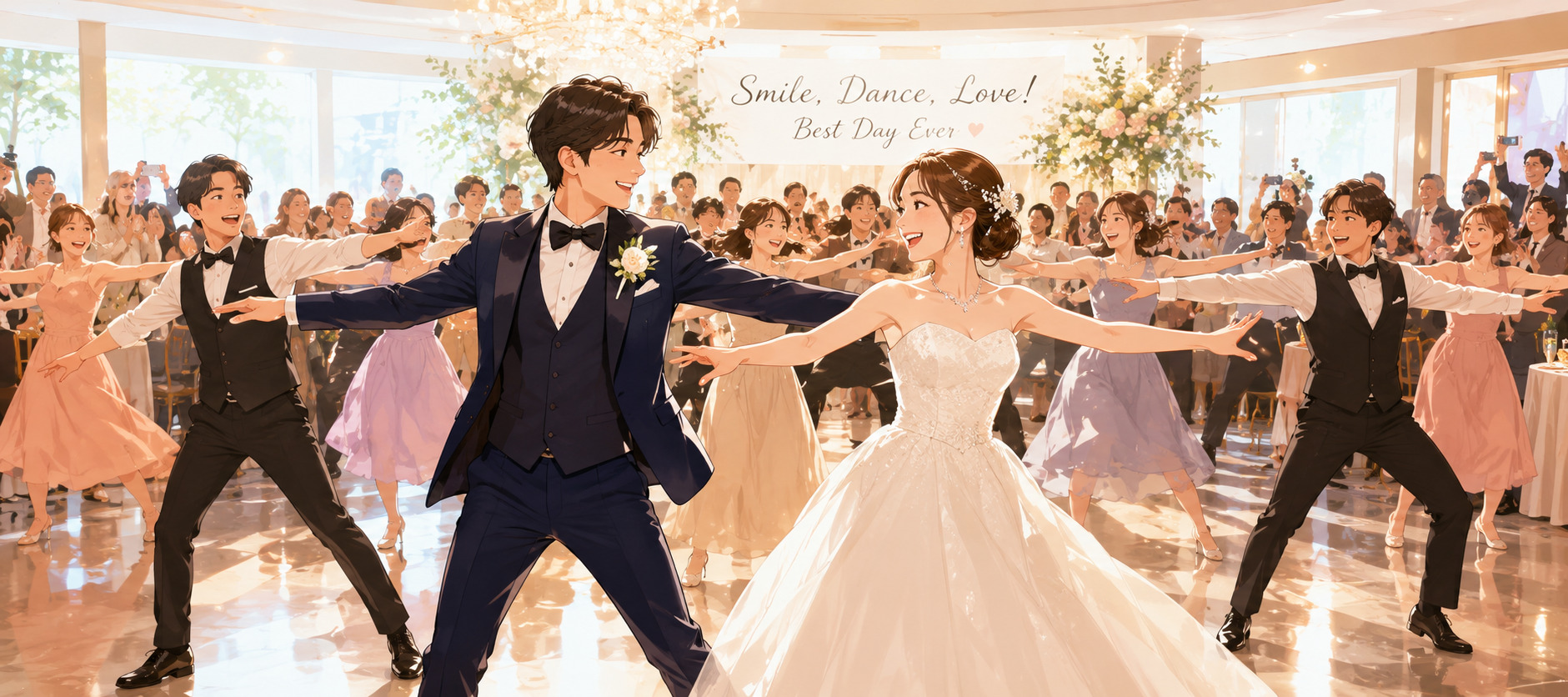 結婚式フラッシュモブ