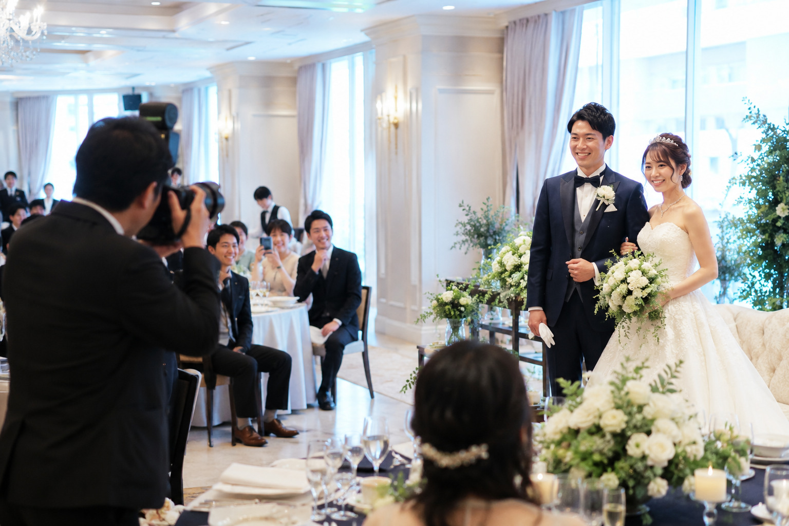 結婚式の写真撮影