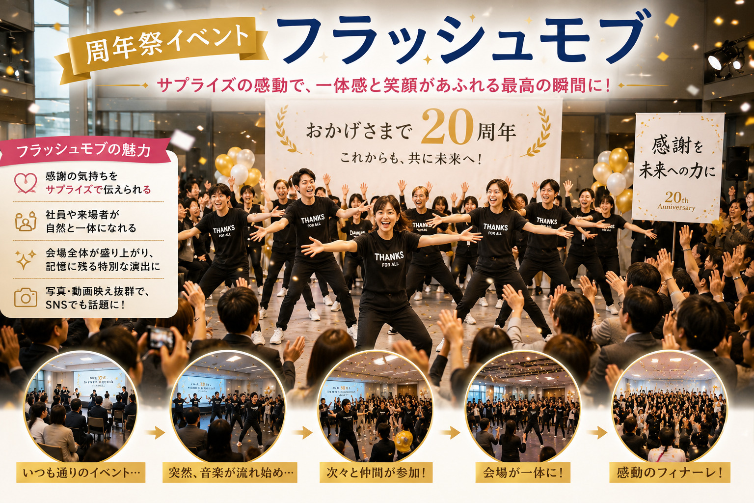 周年祭フラッシュモブ