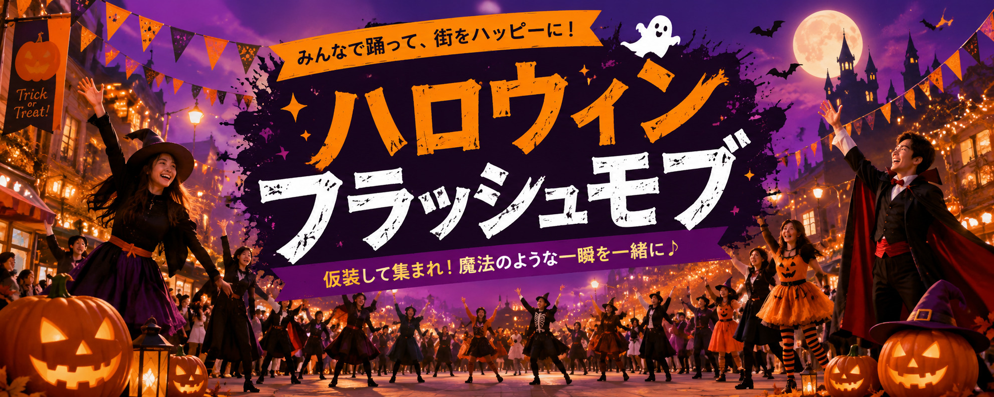 ハロウィンフラッシュモブ