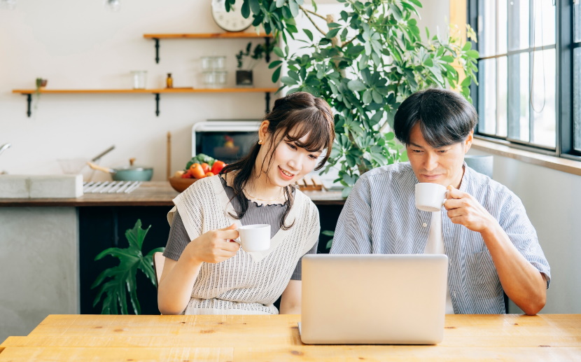 一緒にTVを見ているときの不意打ち